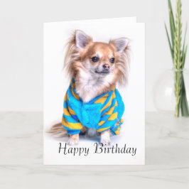 Chihuahua Verjaardag Kaart