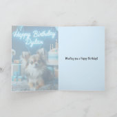 Chihuahua Verjaardag Kaart Happy Birthday Dylan (Binnen)