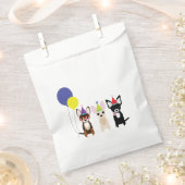 Chihuahua verjaardagsfeestje gunsttas bedankzakje (Geknipt)