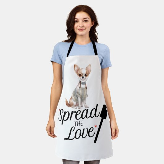 Chihuahua verspreidde de liefde schort (Gedragen)