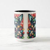 Chihuahua Verward In De Kerstverlichting Mok Cup (Midden)