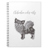 Chihuahua Vibes Classic Notebook Notitieboek (Voorkant)