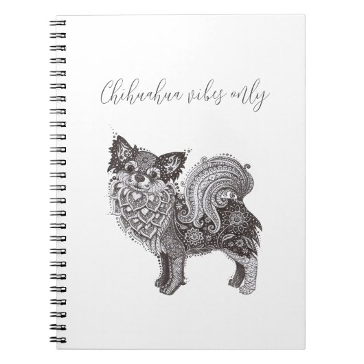 Chihuahua Vibes Classic Notebook Notitieboek (Voorkant)