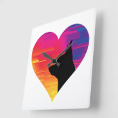 Chihuahua      vierkante klok (Hoek)