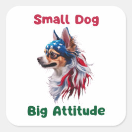 Chihuahua Vierkante Sticker