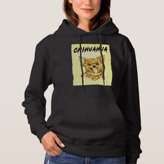 Chihuahua Vintage Hoodie (Voorkant)