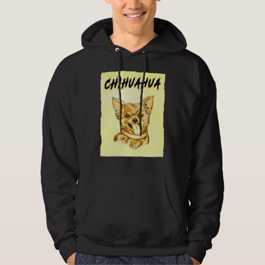 Chihuahua Vintage Hoodie (Voorkant)