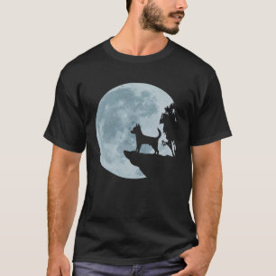 Chihuahua Volle Maan Leuke Hond Liefde Mystic T-shirt