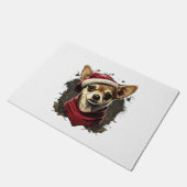 Chihuahua Vrolijk Kerstmis X-Mas Boom Leuk Deurmat (Schuin)