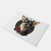 Chihuahua Vrolijk Kerstmis X-Mas Boom Leuk Deurmat (Schuin)