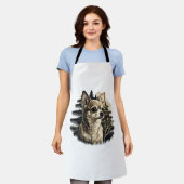 Chihuahua Vrolijk Kerstmis X-Mas Boom Leuk Schort (Gedragen)