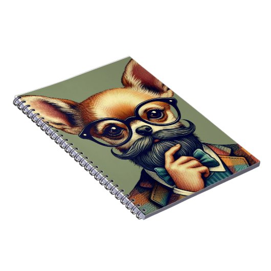 Chihuahua-vuurvlinder Notitieboek (Rechterzijde)