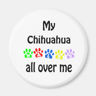 Chihuahua wandelingen ontwerp magneet