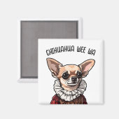 Chihuahua wee wa magneet (Voorkant / Achterkant)