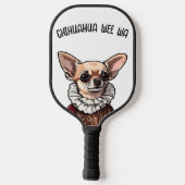 Chihuahua wee wa pickleball paddle (Achterkant)