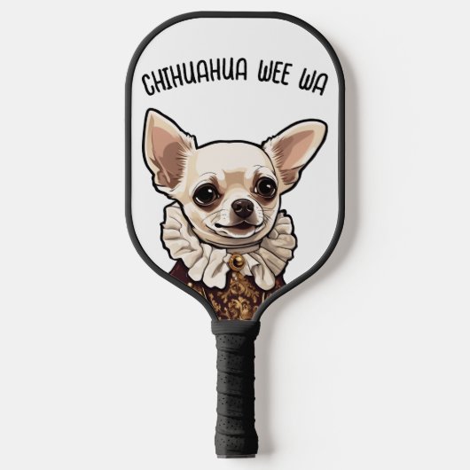 Chihuahua wee wa pickleball paddle (Voorkant)
