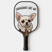 Chihuahua wee wa pickleball paddle (Achterkant)