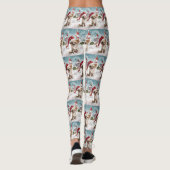 Chihuahua Winter Wonderland Christmas Joy Leggings (Achterkant)