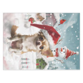 Chihuahua Winter Wonderland Christmas Joy Tafelkleed (Voorkant (Horizontaal))