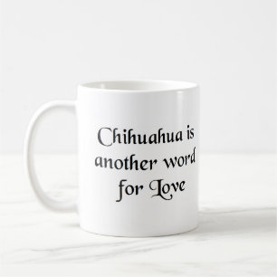chihuahua woord koffie mok