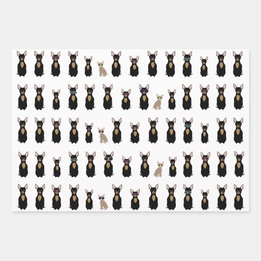 Chihuahua Wrapping Paper Sheets (Voorkant 2)
