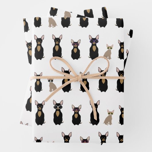 Chihuahua Wrapping Paper Sheets (In situ)