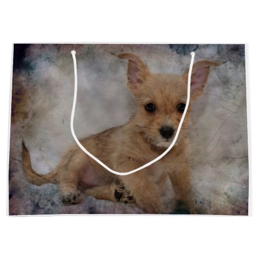 Chihuahua/Yorkie Puppy Groot Cadeauzakje (Voorkant)