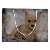 Chihuahua/Yorkie Puppy Groot Cadeauzakje (Achterkant)