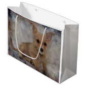 Chihuahua/Yorkie Puppy Groot Cadeauzakje (Voorkant Gekanteld)