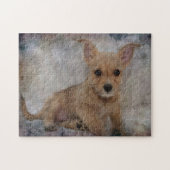 Chihuahua/Yorkie Puppy Legpuzzel (Horizontaal)