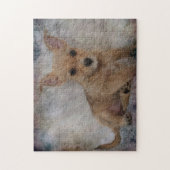 Chihuahua/Yorkie Puppy Legpuzzel (Verticaal)