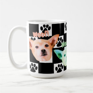 Chihuahua zwart en wit koffiemok