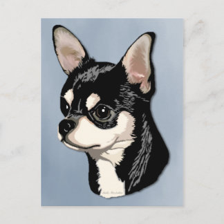 Chihuahua Zwart & Tan Briefkaart