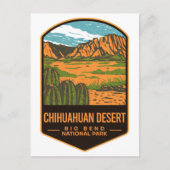 Chihuahuan Desert Big Bend National Park Briefkaart (Voorkant)