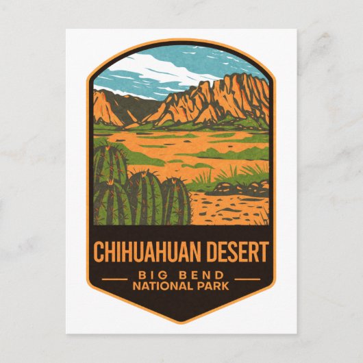 Chihuahuan Desert Big Bend National Park Briefkaart (Voorkant)