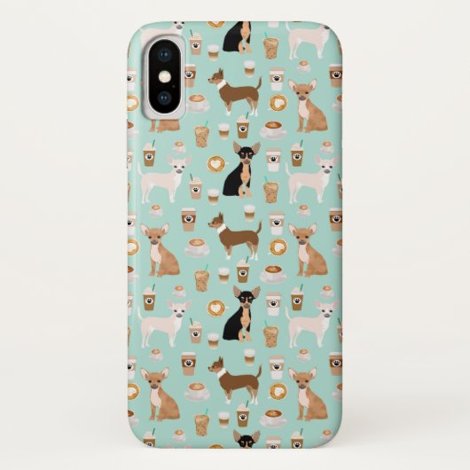 Chihuahuas Coffee Phone case (Achterkant)