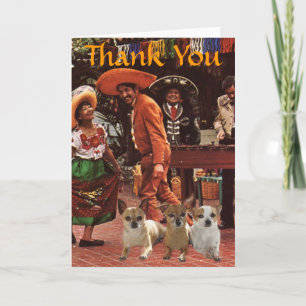Chihuahuas dankt u kaardt bedankkaart