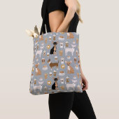 Chihuahuas en Coffee canvas tas (Dichtbij)