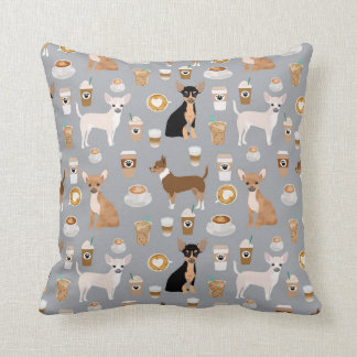 Chihuahuas en Coffee gooien kussen