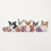 Chihuahuas en Flowers Workout Mat (Voorkant (horizontaal))