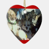 Chihuahuas Heart Ornament (Rechts)