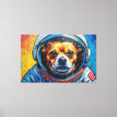 CHIHUAHUAS IN DE RUIMTE 10 CANVAS AFDRUK (Voorkant)