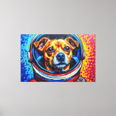 CHIHUAHUAS IN DE RUIMTE 11 CANVAS AFDRUK (Voorkant)
