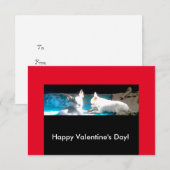 Chihuahuas in Love Valentijn Cards (Voorkant / Achterkant)