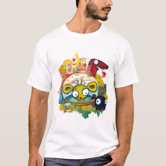 Chihuahuas in Space Aleloop T-shirt (Voorkant)