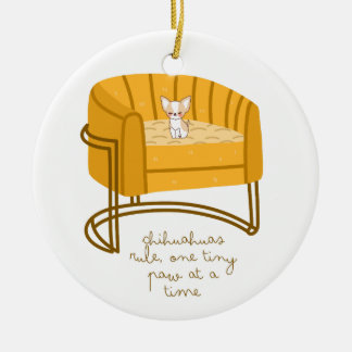Chihuahuas regel ornament cadeau idee