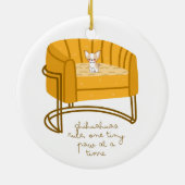 Chihuahuas regel ornament cadeau idee (Achterkant)