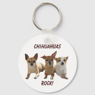 Chihuahuas Rock Sleutelhanger