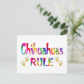 Chihuahuas Rule Briefkaart (Staand voorkant)