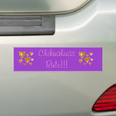 Chihuahuas Rule!!! Bumpersticker (Op auto)